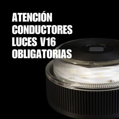 Luces de emergencia V16: en enero serán&nbsp;obligatorias